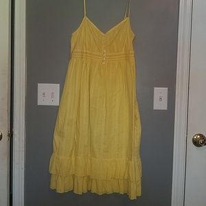 Yellow Gap sun dress